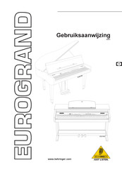 Behringer EUROGRAND Gebruiksaanwijzing