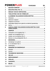 Powerplus POWE30050 Gebruiksaanwijzing