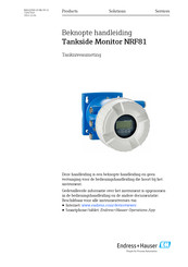 Endress+Hauser Tankside Monitor NRF81 Beknopte Handleiding