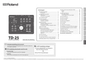 Roland TD-25 Gebruikershandleiding