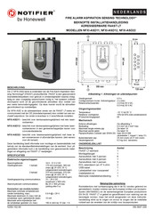 Honeywell Notifier FAAST LT NFXI-ASD11 Beknopte Installatiehandleiding