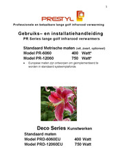 Prestyl PR Series Handleiding