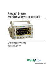 Welch Allyn Propaq Encore Gebruiksaanwijzing