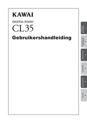 Kawai CL35 Gebruikershandleiding