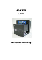 SATO Lt408 Handleiding