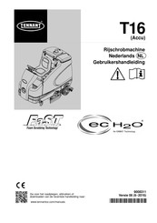 Tennant T16 Gebruikershandleiding