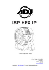 ADJ I8P HEX IP Gebruikershandleiding