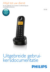 Philips D120 Uitgebreide Gebruikersdocumentatie