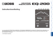 Boss EQ-200 Gebruikershandleiding