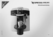 Jura NESPRESSO N9 Gebruiksaanwijzing