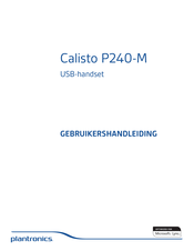 Plantronics Calisto P240-M Gebruikershandleiding