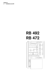 Gaggenau RB 492 Installatievoorschrift