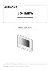 Aiphone JO-1MDW Handleiding