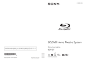 Sony BDV-Z7 Gebruiksaanwijzing