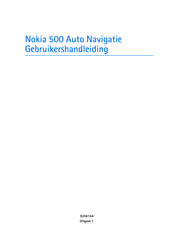 Nokia 500 Auto Navigatie Gebruikershandleiding