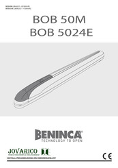 Beninca BOB 5024E Installatiehandleiding En Onderdelenlijst