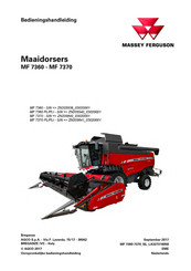 MASSEY FERGUSON ZN205540 03020001 Bedieningshandleiding