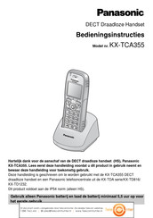 Panasonic KX-TCA355 Bedieningsinstructies