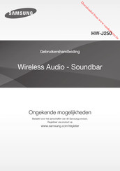 Samsung HW-J250 Gebruikershandleiding