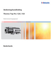 Webasto Thermo Top Pro 120 Bedieningshandleiding