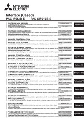 Mitsubishi Electric PAC-IF013B-E Installatiehandleiding