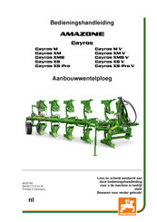 Amazone Cayros M Bedieningshandleiding