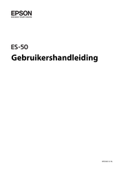 Epson WorkForce ES-50 Gebruikershandleiding