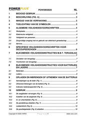 Powerplus POWXB50020 Handleiding