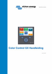 Victron energy Color Control GX Handleiding