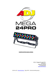 ADJ MEGA 24PRO Gebruikershandleiding