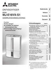 Mitsubishi Electric MJ-E16VX-S1 Gebruikshandleiding