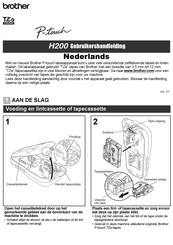 Brother P-touch H200 Gebruikershandleiding