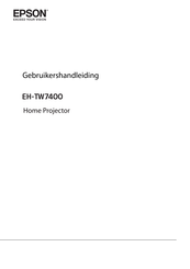 Epson EH-TW7400 Gebruikershandleiding