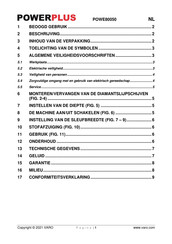 Powerplus POWE80050 Gebruiksaanwijzing