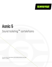 Shure Aonic 5 Handleiding