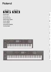 Roland FA 08 Snelstartgids