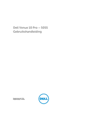 Dell Venue 10 Pro 5055 Gebruikshandleiding