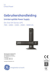 GE VH 700 Gebruikershandleiding