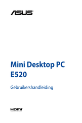 ASus E520 Gebruikershandleiding