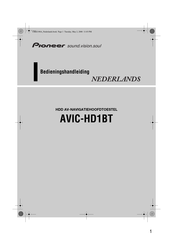 Pioneer AVIC-HD1BT Bedieningshandleiding