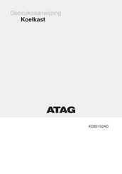 Atag KD85102AD Gebruiksaanwijzing