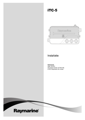 Raymarine iTC-5 Installatiehandleiding