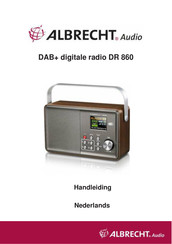 Albrecht Audio DR 860 Handleiding