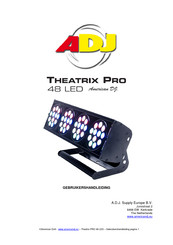 ADJ Theatrix Pro 48 LED Gebruikershandleiding