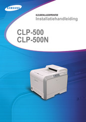 Samsung CLP-500N Installatiehandleiding