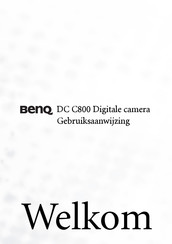 BenQ DC C800 Gebruiksaanwijzing