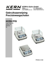 KERN PFB 600-1NM Gebruiksaanwijzing