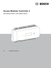 Bosch Access Modular Controller 2 Installatiehandleiding