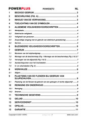 Powerplus POWESET2 Gebruiksaanwijzing