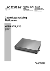 KERN KTP 60V20NM Gebruiksaanwijzing